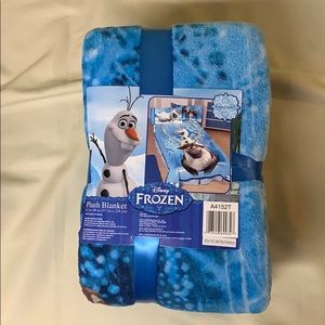 New Disney Frozen Soft Fleece Blanket Olaf & Sven